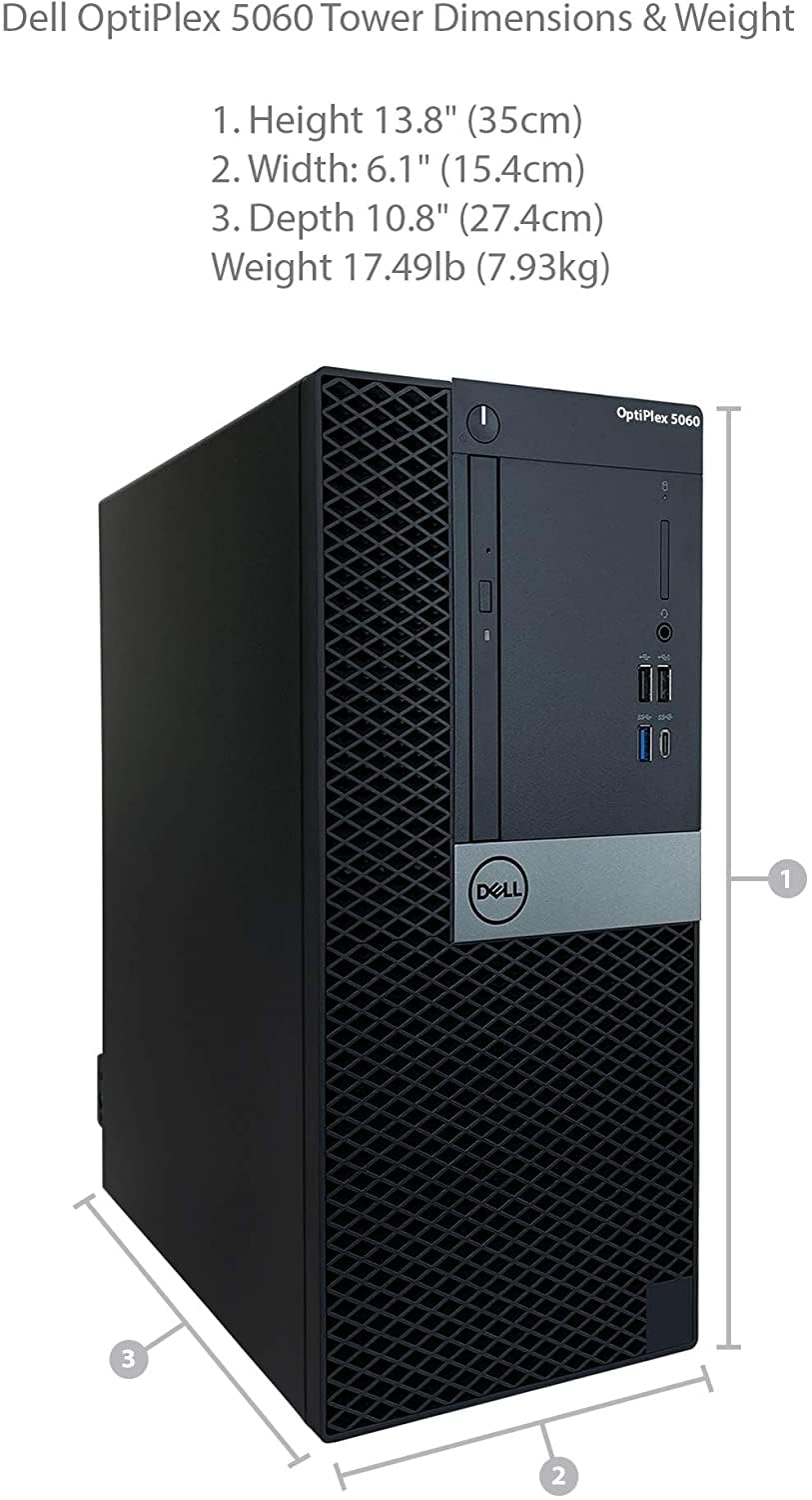 Amazon.com: Dell OptiPlex 5060 Tower Desktop Business Computer